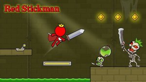 Red Stickman Forest Maze
