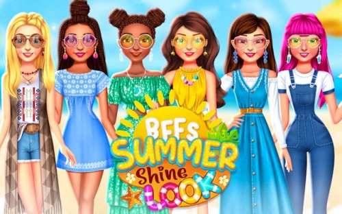 BFF Summer Shine Look: Fashion & Makeover Game