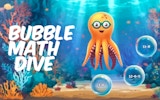 Bubble Math Dive: Underwater Puzzle Game