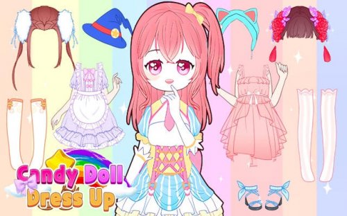 Candy Doll Dress Up - Fashion & Makeover Game