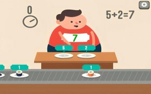 Feed Math Pro: Sushi Equation Challenge Online Puzzle Game