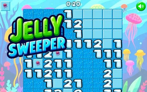 Jellysweeper: Jellyfish projectilesweeper Puzzle