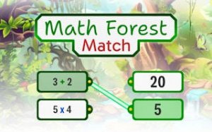 Math Forest Match Puzzle