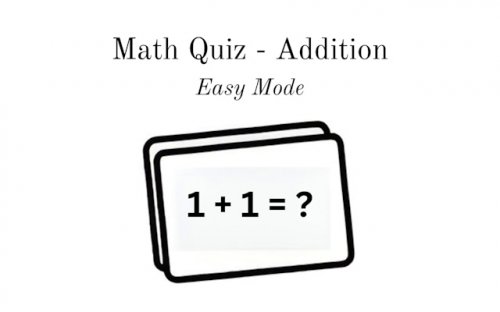 Math Quiz - Addition Game
