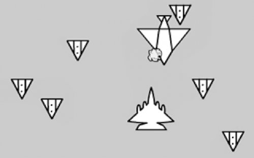 Minimalist Air Battle - Classic Arcade Precision Fighter