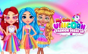 My Cute Unicorn Fashion Dress Up Online Game