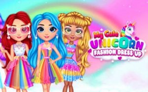 Unicorn Fantasy Dress Up Game