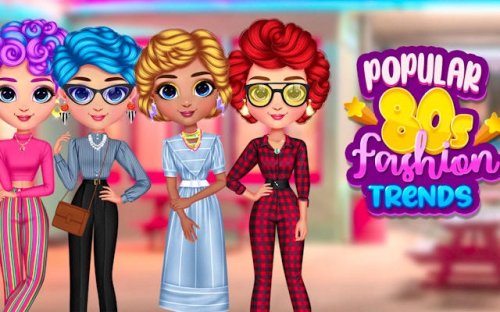 Popular 80's Fashion Trends Dress Up Game
