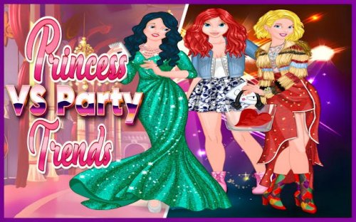 Princesses vs Party Trends: Fashion Makeover Game