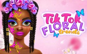 Floral Style Creative Dress-Up Game