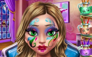 Winter Makeup Christmas Beauty Salon Online Game