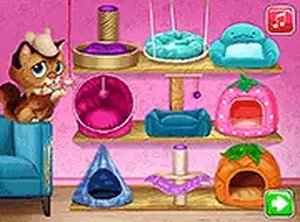 Kitty Playground Deco Online Game