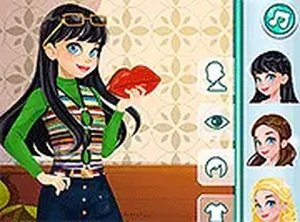 Teen Retro Style Dress Up Game