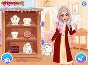 Princesses Winter Braids Online Game