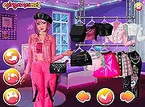 TikTok Divas #black&pink Dress Up Game