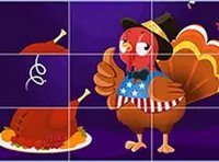 Thanks Giving Slide Puzzle Game