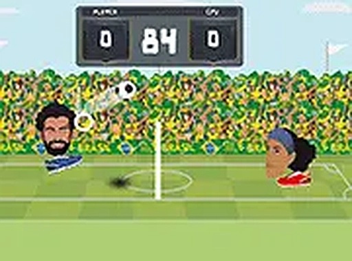 Comical Soccer Matchup