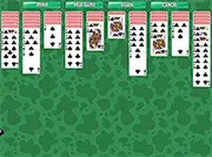Spider Card Stacking Puzzle