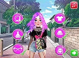 Eliza E Girl Trendy Hairstyles Online Game