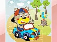 Animals Drive Jigsaw Puzzle Game